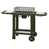 Image de Barbecue au charbon de bois - Easy 60 - Cuve en fonte et chariot en acier - Noir