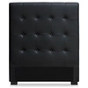 Image de Tête de Lit Capitonnée "Amor" 90cm Noir