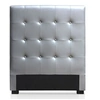 Image de Tête de Lit Capitonnée "Amor" 90cm Argent