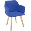 Image de Chaise Scandinave en Tissu "Sweet Color" 76cm Bleu