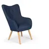 Image de Fauteuil Scandinave "Aimee" 67cm Bleu