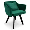 Image de Chaise/Fauteuil scandinave Dantes Velours Vert en occasion ou reconditionné
