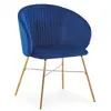 Image de Chaise paris prix interieur non empilable non pliable en metal H. 80 cm bleu