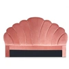 Image de Tête de Lit en Velours "Shelly" 180cm Rose