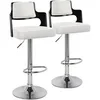 Image de Lot de 2 chaise de bar menzzo H. 90 cm non pliable interieur en bois noir
