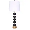 Image de Lampe à Poser Design "Davina" 81cm Noir & Blanc
