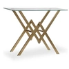 Image de Console Design en Verre "Pixoma" 106cm Or