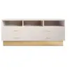 Image de Meuble TV 4 Tiroirs Design "Tazea" 150cm Taupe