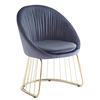 Image de Chaise Design en Velours "Mayra" 84cm Gris