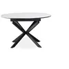 Image de Table a manger extensible sans tiroir en.casa 6 personnes en ceramique 120 x 120 cm