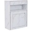 Image de Console Extensible "Malavita" 40-176cm Blanc