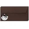 Image de Pack de 20 enveloppes DL Pollen 110 x 220 mm Marron