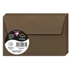 Image de Enveloppes - Format rectangle - 90x140mm - Pollen - Marron taupe - 20 unités -