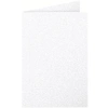 Image de 25 Cartes double Pollen - Blanc irisé - 110x155mm
