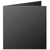 Image de 25 Cartes double Pollen - Noir - 135x135mm