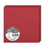 Image de Pack de 25 cartes pliées Pollen 135 x 135 mm Rouge Groseille