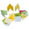 Image de Clairefontaine - Enveloppe Pollen 16x16 120g Vert - Paquet De 20