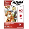 Image de Bloc dessin - Manga illustration - 50 feuilles A3 - 100 g