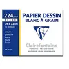 Image de Pochette papier à dessin 12 feuilles 24x32