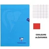 Image de Lot de 2 cahiers - A4 (21x29,7cm) - Grands carreaux - 96 pages - couverture en polypro - sans spirale - - Mimesys