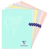Image de Clairefontaine 308361C Un Cahier Agrafé Mimesys PASTEL - 24x32 cm - 96 Pages Grands Carreaux - Papier Blanc 90 g - Couverture Polypro Opaque - Couleur Aléatoire en occasion ou reconditionné