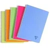 Image de linicolor 328145c cahier à spirale ligné avec marge 100 pages 90 g a4 couleur aléatoire