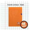 Image de Cahier grand format Mimesys A4 96 pages Orange
