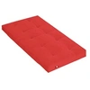 Image de Matelas Futon Coton + Fibres Rouge 90 x 190 cm