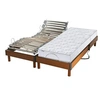 Image de Lit Electrique Matelas Latex 5 Zones + Sommier Electrique 2x80x200 Reglage Fermete Lombaire