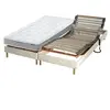 Image de Lit Electrique Matelas Mousse Accueil Memoire De Forme + Sommier Electrique 2x80x200