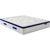 Image de Matelas 140 x 190 cm ressorts ensachés mémoire de forme dessin placé ép.30cm Bleu - MARQUIS de DREAMEA