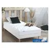 Image de Ensemble matelas mémoire de forme + sommier + oreiller + couette - fabrication 100% française - matelas bi-confort Dimensions - 90 x 190 cm
