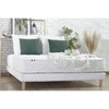 Image de Selenia Ensemble Matelas Ressorts 5 Zones STAR et Sommier Blanc 90 x 190 cm