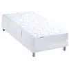 Image de Ensemble Matelas Ressorts 5 Zones Etoile + Sommier 90x190 Sommier Blanc