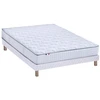 Image de Selenia Ensemble Matelas Ressorts 7 zones COSMA + Sommier - Made in France - Sommier Blanc 140 x 190 cm
