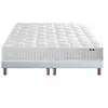 Image de Ensemble Matelas Ressorts Cosmos + Sommier 2x80x200 Sommier Blanc