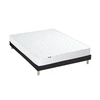 Image de Selenia Ensemble Matelas Ressorts Fermes biconiques SPECTOS + Sommier Made in France - Sommier Noir 90 x 190 cm