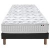 Image de Ensemble Matelas Ressorts Fermes Biconiques Spectre + Sommier 90x190 Sommier Noir