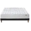 Image de Ensemble Matelas Ressorts Fermes Biconiques Spectre + Sommier 140x190 Sommier Noir