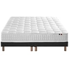 Image de Ensemble Matelas Ressorts Cosmos + Sommier 2x80x200 Sommier Noir