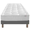 Image de Ensemble Matelas Ressorts Cosmos + Sommier 90x190 Sommier Gris Chine