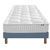 Image de Ensemble Matelas Ressorts Cosmos + Sommier 90x190 Sommier Bleu Denim