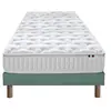 Image de Ensemble Matelas Ressorts Fermes Biconiques Spectre + Sommier 90x190 Sommiervert Celadon