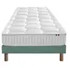 Image de Ensemble Matelas Ressorts Cosmos + Sommier 90x190 Sommier Vert Celadon