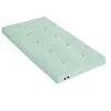 Image de Matelas futon latex et fibres, fabrication française Couleur - Vert Céladon, Dimensions - 90 x 190 cm