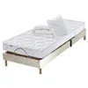 Image de Pack relaxation 100% latex 5 zones 85kg/m3 + couette + oreillers + sommier FABRICATION FRANCE 90 x 190 cm