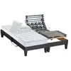 Image de Pack relaxation 100% latex 5 zones 85kg/m3 +couette + oreillers + sommier FABRICATION FRANCE 2x80 x 200 cm