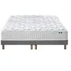 Image de Pack ASTRE Ensemble Matelas Ressorts + Sommier + Couette + Oreillers - Made in France Dimensions - 2x80 x 200 cm.