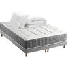 Image de Pack Matelas Ressort 7 zones + Sommier + couette + oreillers Fabriqué en France MAX 2x90 x 200