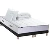 Image de Pack Matelas Ressort 7 zones + Mémoire de forme + Sommier + couette + oreillers BELLAGIO 2 Fabriqué en France 2x90 x 200 cm, Sommier Noir